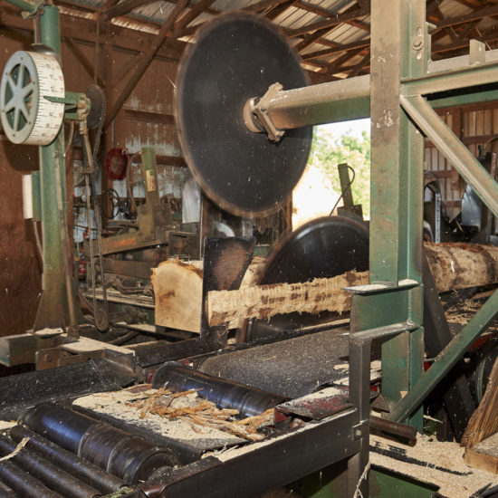 Debarking logs