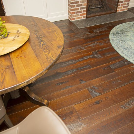 Rustic Prefinished White Oak Floor in Bryn Mawr, PA