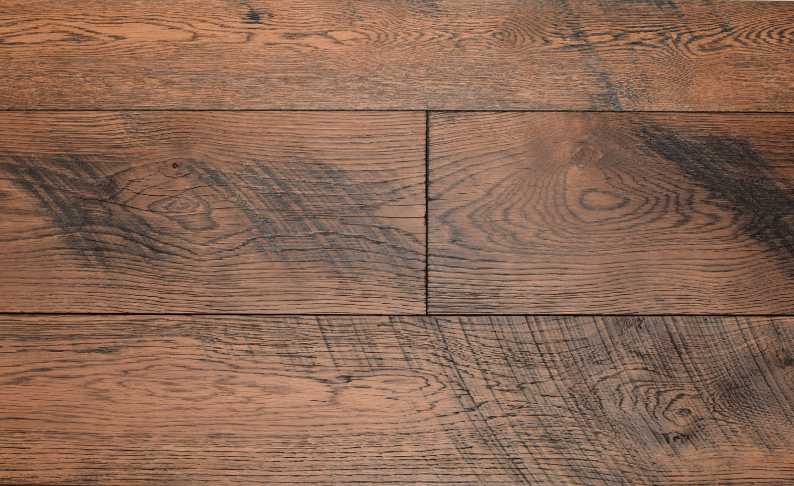 Wire Brushed Wide Plank Floors