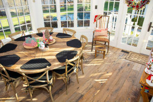 Barn Wood in Dining Area