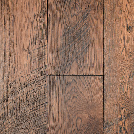 White Oak Spanish Oak Stain Distressed Wide Plank Flooring