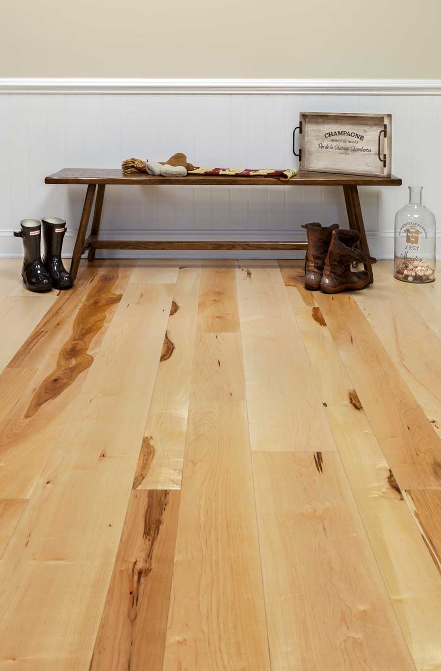 Natural Maple Wide Plank Floor