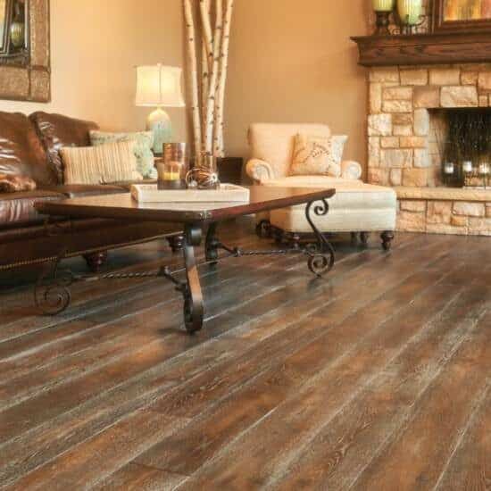 White Oak Dark Walnut Wide Plank Floors