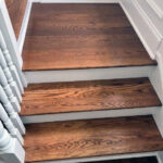 Wide Plank Flooring on Stairs in Stone Harbor, NJ