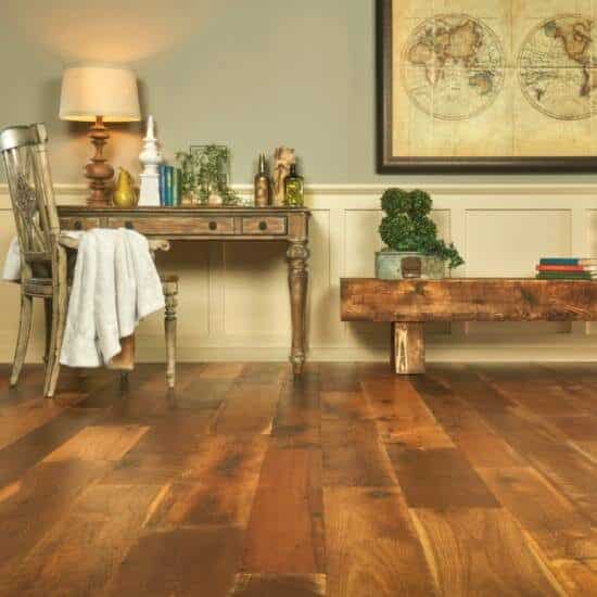 reclaimed oak wide plank floors
