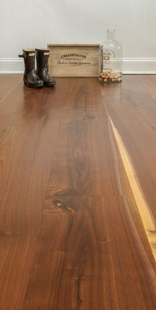 American Walnut Wide Plank Floors