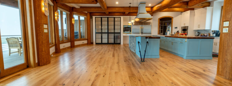 Red Oak Live Sawn Wide Plank Floors